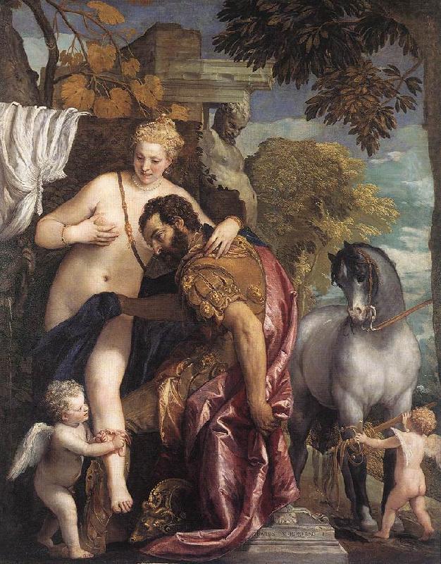 VERONESE (Paolo Caliari) Mars and Venus United by Love aer china oil painting image